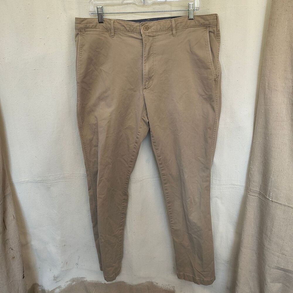 Cremieux Men's Size 36x32 Khaki Chinos Minor Flaws On Left Leg And On Left Hip